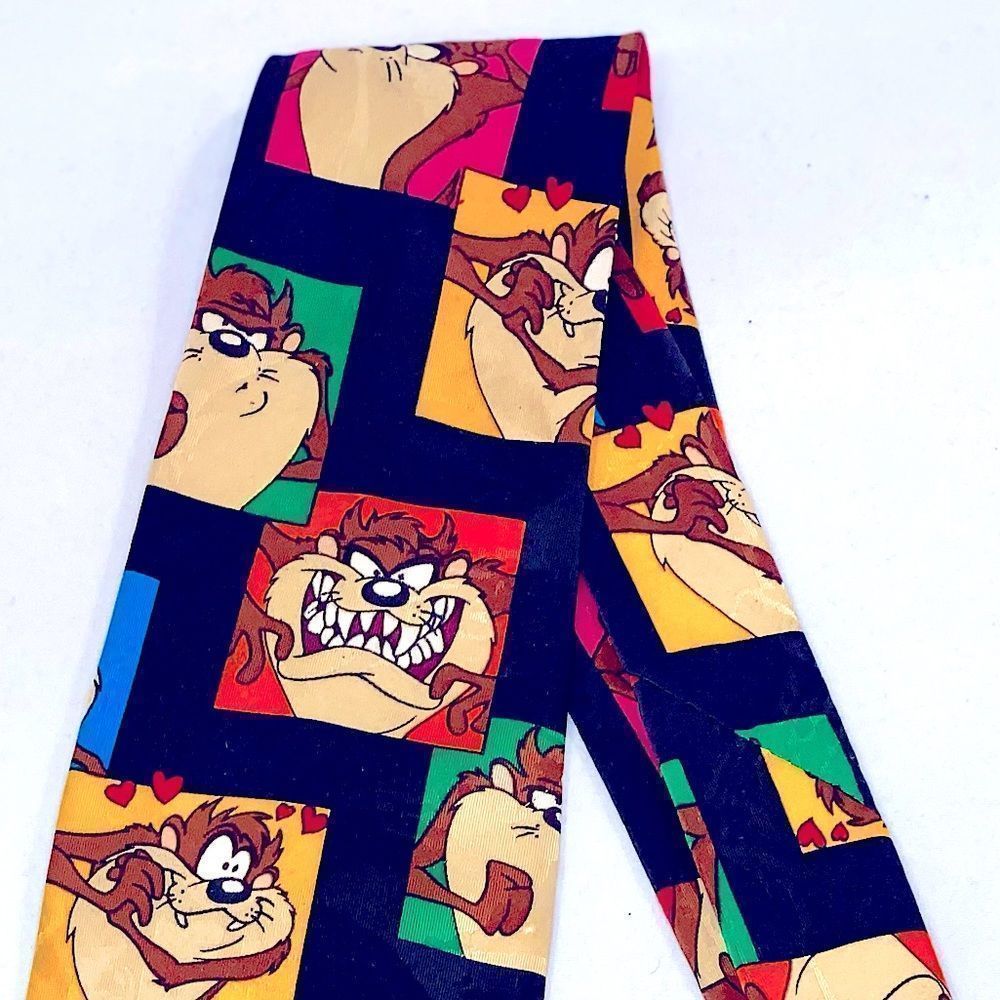 Looney Tunes Tasmanian Devil Neck Tie - Picture 5 of 9